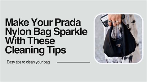 how to clean prada nylon backpack|Prada handbag cleaning.